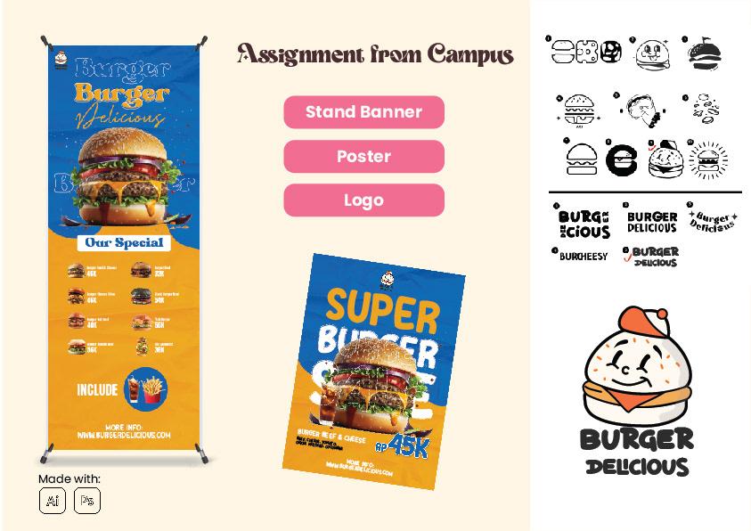 Burger Delicious Identity & Advertising